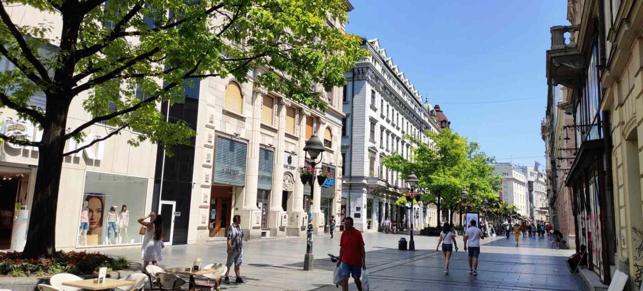 Prelepo setaliste i soping zona Knez Mihailova