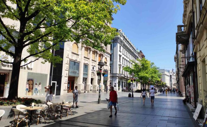 Prelepo setaliste i soping zona Knez Mihailova