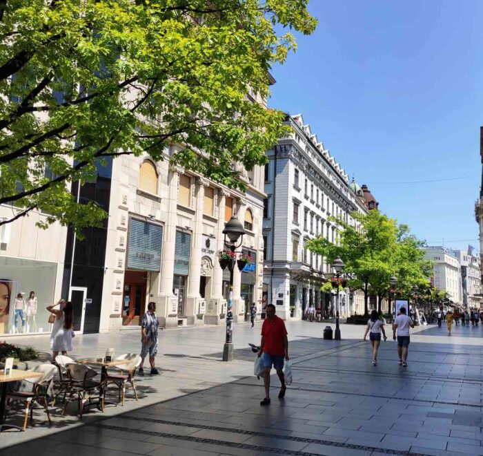 Prelepo setaliste i soping zona Knez Mihailova