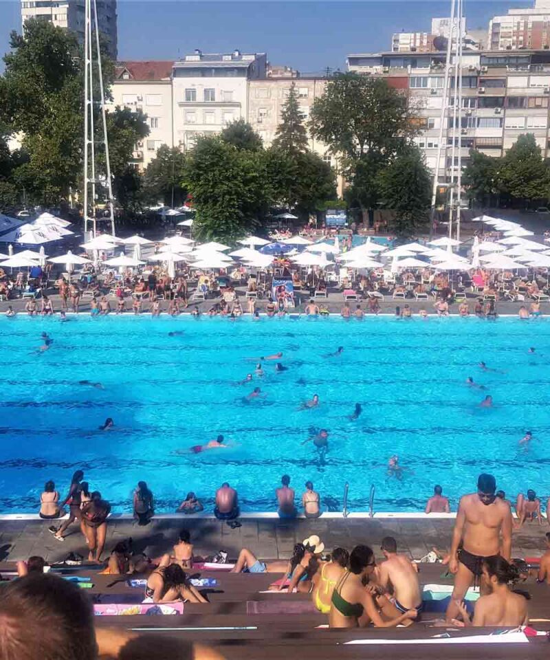 Sportski centar "Tašmajdan" - osveženje tokom toplih letnjih dana