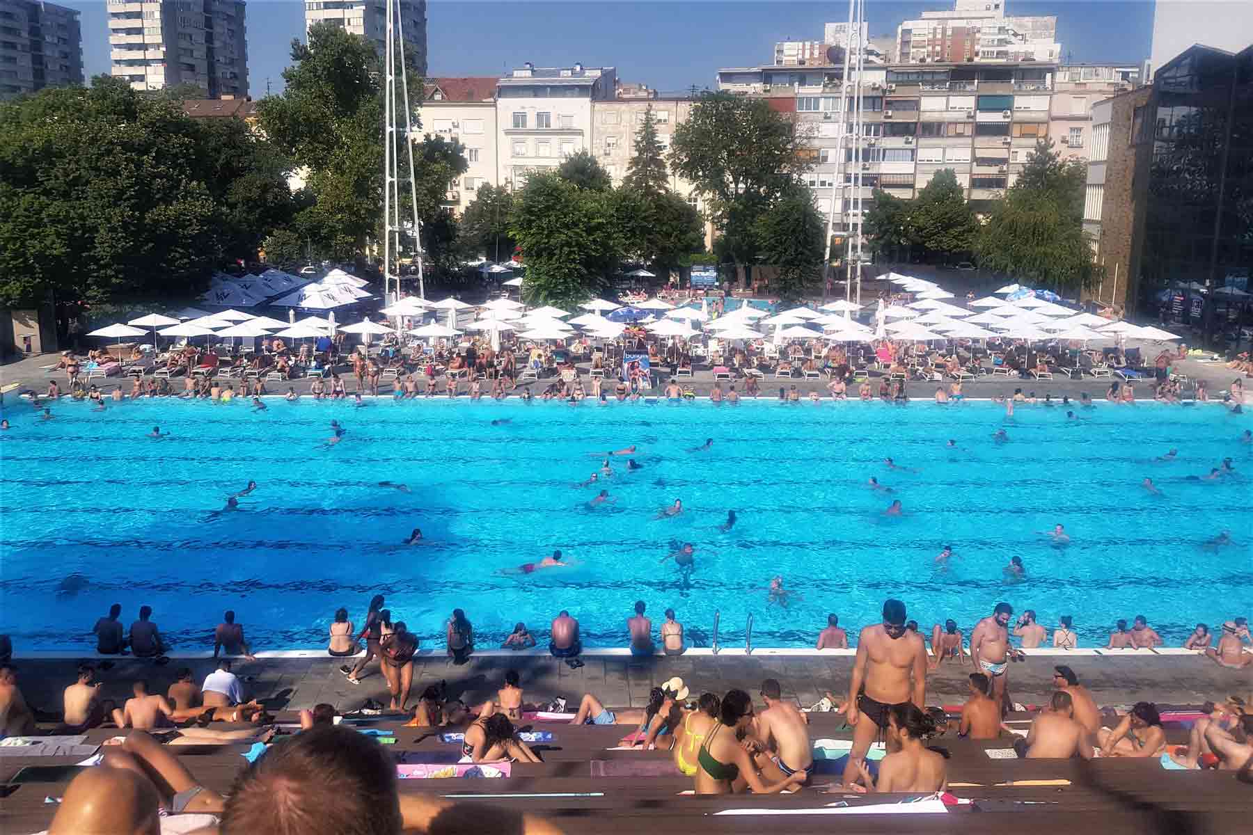 Sportski centar "Tašmajdan" - osveženje tokom toplih letnjih dana