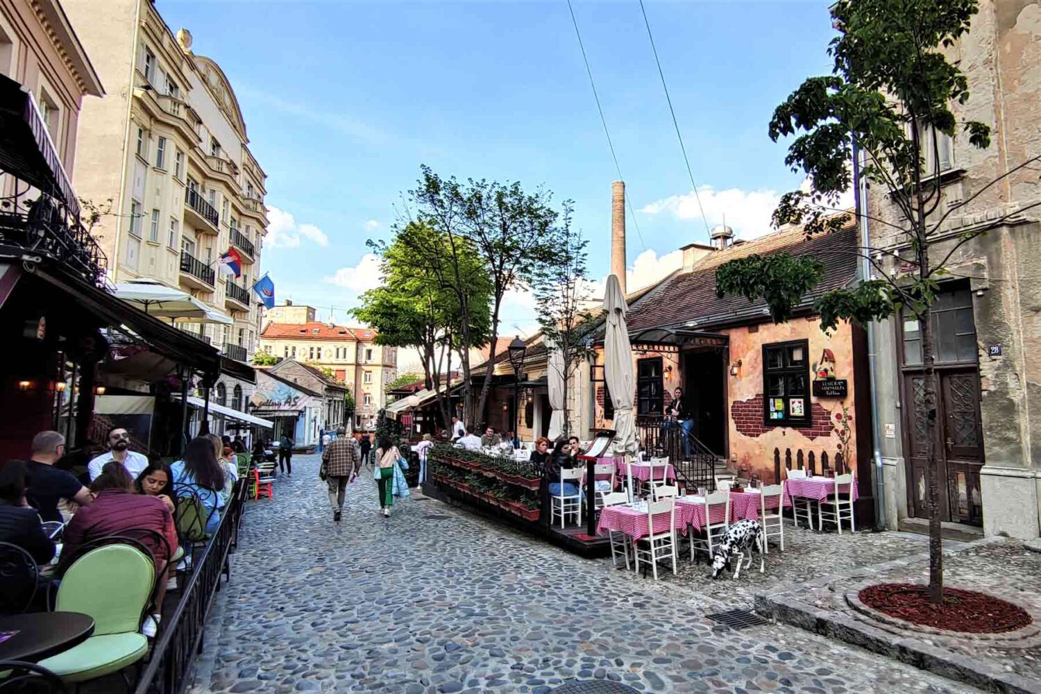 Skadarlija je jedna od najlepših ambijentalnih celina Beograda