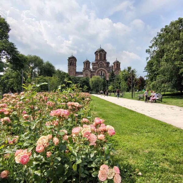 Tašmajdan ime prelep pogled ka crkvi Sv. Marka