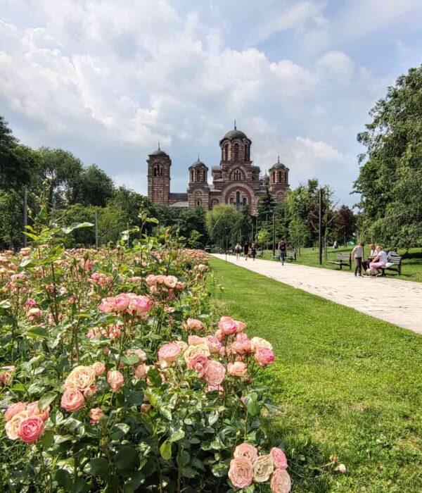 Tašmajdan ime prelep pogled ka crkvi Sv. Marka