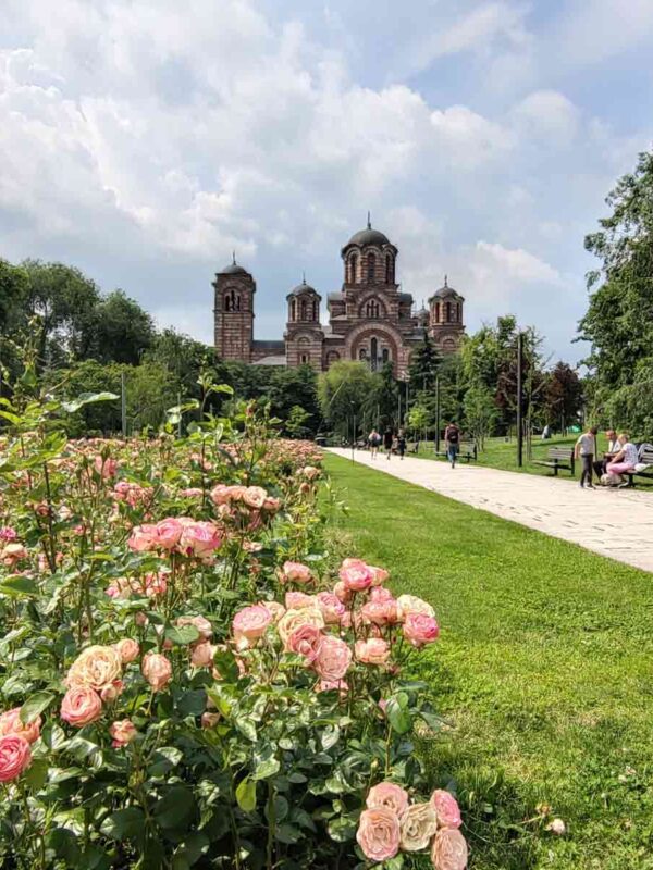 Tašmajdan ime prelep pogled ka crkvi Sv. Marka