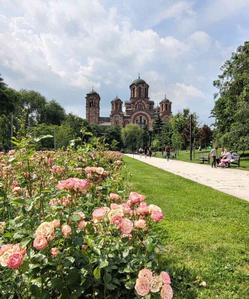 Tašmajdan ime prelep pogled ka crkvi Sv. Marka