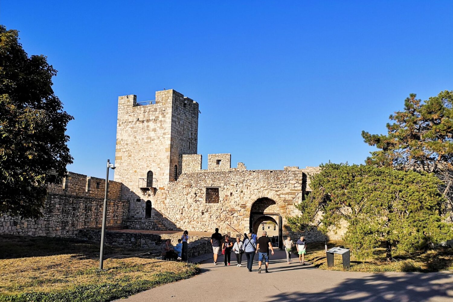 Istorijska Dizdareva kula na Beogradskoj tvrđavi, gornji grad