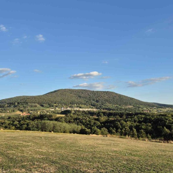 Planina Kosmaj fotografisana iz sela Nemenikuće