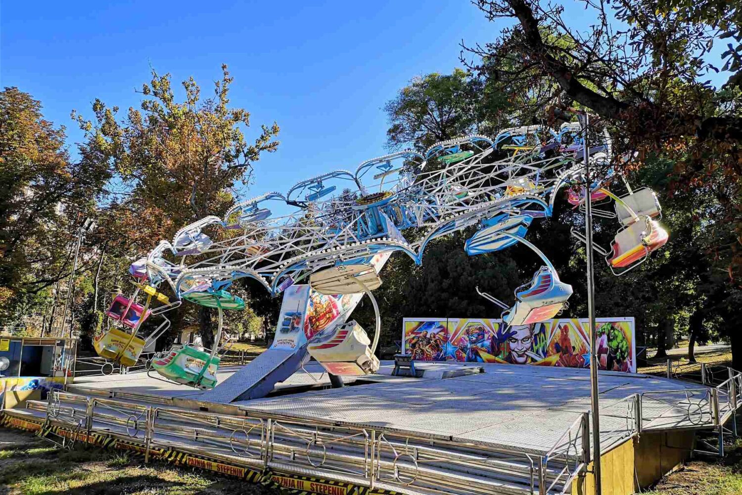 Nova atrakcija Twister – Vrtoglava vožnja u Luna Parku Kalemegdan.