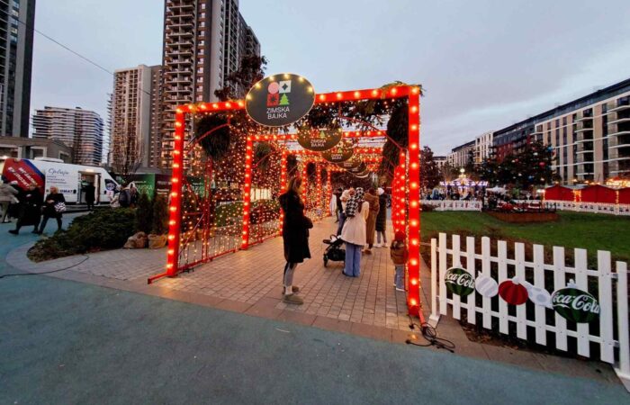 Ulaz na Zimsku bajku u Savskom parku u Beogradu