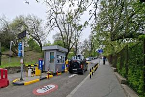 Kalemegdan upper area parking Belgrade