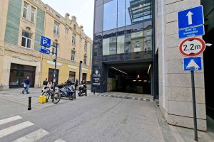 Rajiceva garage parking Belgrade city center