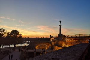 Belgrade Fortress guided walking tour at sunset